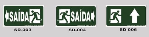 Placas de Sinalização de Incêndio